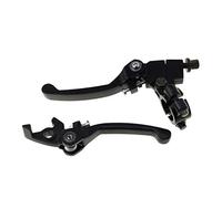 GOOFIT 22mm 7/8 "Leva della frizione del manubrio Leva del freno Comandi manuali pieghevoli Sostituzione per Dirt Pit Bike 110cc 125cc Confezione da 2