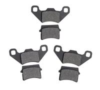 GOOFIT 3 Set Moto Paquete de Frenos Sostituzione Para 50cc 70cc 90cc 110cc 125cc ATV Go Kart Quad Dune Buggy 4 Wheeler