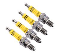 GOOFIT 4 PCS A7TC Spark Plug Sostituzione per Motorcycle 50cc 70cc 90cc 110cc ATV 150 Moped Go Kart Scooter High Performance Spark Plug