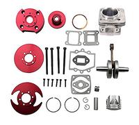 GOOFIT 44mm Big Bore 53cc 54cc Top Kit sostituzione per 2 tempi 47cc 49cc motore Mini Quad Pocket Bike