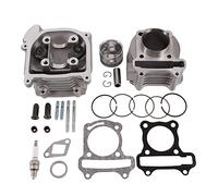 GOOFIT 47mm Big Bore Cinese Scooter Cilindro Kit Testa Cilindro Sostituzione per GY6 80cc 139QMB ATV Scooter Motocicletta Motocicletta Motocicletta Kart