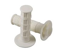 GOOFIT 7/8" 22mm Bianco (Comprese Linee di valvola Bianche) CNC Maniglia di Torsione Avanzata Manopole Manubrio Gomma Sostituzione per 50cc-250cc Dirtbike Go Karts Atvs Scooters Pitbike