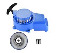 GOOFIT Avviamento a Strappo Minimoto Cinese Alluminio 47cc 49cc Sostituzione per 2 Tempi Biciclette Ciclomotore e Scooter Pocket Pit Bike ATV Quad Go Kart 1 Pezzo Blu