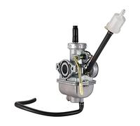 GOOFIT Carburatore 16 PZ16 Minimoto Moto Verticale Sostituzione per 2 Tempi 50cc 70cc 90cc Mini Quad Pit Bike Go Kart Motore Ciclomotore e Scooter Argento