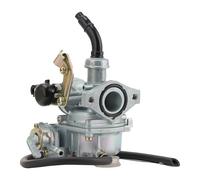 GOOFIT Carburatore 19 PZ19 Minimoto Cinese con Interruttore Moto sostituzione per 50cc 70cc 90cc 110cc 125cc Mini Quad Pit Bike Go Kart Motore Ciclomotore e Scooter Argento