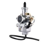 GOOFIT Carburatore Moto 27mm PZ27 con Cable Choke sostituzione per 4 Tempi 100cc 125cc 150cc 175cc 200cc CB125 XL125S TRX250 TRX 250EX ATV Quad Pit Bike Motore Ciclomotore e Scooter Argento