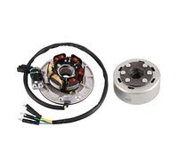 GOOFIT Kit Rotore Volante Statore Magneto Sostituzione per YX 140cc 150cc 160cc Pit Dirt Bike