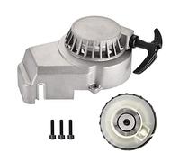 GOOFIT Lega Grigio Pull Start Recoil Starter Sostituzione per 2 Stroke 43cc 47cc 49cc ATV Mini Dirt Bike Scooter Brush Cutter Water Pump