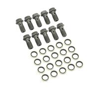 GOOFIT M10 X 1.25 Banjo Banjo Bullone Da 10 Pezzi Pinza Freno Moto Calibro Del Cilindro Master Sostituzione Per 50cc 70cc 90cc 110cc 125cc 200cc 250cc Atv Quad Go Kart Buggy