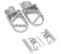 GOOFIT Moto 10mm Alluminio Pedane di Ricambio per 50cc 70cc 90cc 110cc 125cc Dirt Pit Bike