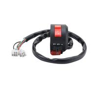 GOOFIT Moto 5+4" Combinazione Interruttore di Controllo Manubrio Faro Segnale Pulsante Interruttore Montato con Corno Sostituzione per ATV Dirt Bike Go Kart Scooter Pit Bike
