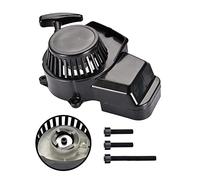 GOOFIT Motorcicletta Pull Starter Nero Sostituzione per 2 Stroke 43cc 47cc 49cc Pocket Bike ATV Mini Dirt Bike Scooter Water Pump Brush Cutter
