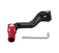 GOOFIT Nero e Rosso Lega di Alluminio Ingranaggio Leva Cambio Leva Pedale Ingranaggio Pieghevole Leva Sostituzione per Cb250 Motocross Bike ATV Dirt PitBike