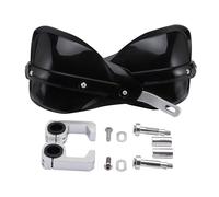 GOOFIT Paramani Moto Enduro 22mm Manubrio Motocross Alluminio Protezione Universale Sostituzione Per Pit Bike Off Road Scooter Atv Quad Pocket Bike Ciclomotore Nero
