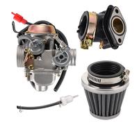 GOOFIT PD24J Carburatore Con Del Collettore Di Aspirazione Del Filtro Dell'Aria Sostituzione Per Gy6 125cc 150cc Go Kart Scooter 152qmi 157qmj