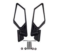 GOOFIT Specchietto Retrovisore Moto Manopole 44mm Universale 2 Pezzo sostituzione per UTV RZR Maverick X3 2017 2018 Quadracer 450 2006-2009 Nero