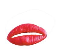 Goofy Lip - Giocattolo divertente per il viso, accessorio per mascherine per la bocca esagerata, labbra in gomma rossa, accessorio aggiuntivo per festival, atti teatrali
