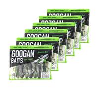 Googan Squad Bandito Bug esche da pesca - Esche morbide per la pesca della spigola, esche da nuoto con azione unica di calcio, attrezzatura da pesca in acqua salata e d'acqua dolce, lunghezza 10,2 cm