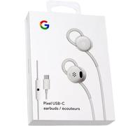 Google Auricolari con cavo USB-C, vestibilità comoda, controlli in linea, compatibili con telefoni di tipo C - Bianco (vendita al dettaglio)