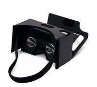 Google Cardboard, occhiali 3D per realtà virtuale con grande lente ottica 3D trasparente e comodo cinturino per la testa, per tutti gli smartphone da 3-6 pollici