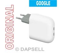 Google Caricabatterie Originale Per Casa Dual Usb-c Ga09856 67w Per Pixel 9 Pro