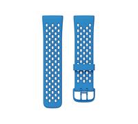 Google Cinturino ufficiale Sport per Fitbit Sense 2 e Versa 3/4, Cerulean/Deep Ocean - Small