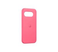 Google Cover Pixel 9a - Silicone duro, resistente alle macchie - Cover per smartphone Android - Rosa peonia