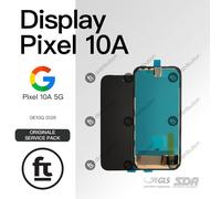 GOOGLE DISPLAY PIXEL 10A 5G (GE1GQ) 2026 ORIGINALE SERVICE NERO SCHERMO LCD TOU