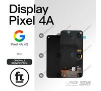 GOOGLE DISPLAY PIXEL 4A 4G ORIGINALE SERVICE NERO SCHERMO LCD TOUCH