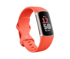 Google Fitbit Charge 6 Activity Tracker include un abbonamento premium di 6 mesi, durata della batteria di 7 giorni, Google Wallet e Maps