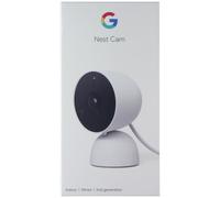 Google Nest Cam Interna Cablata 2ª Gen Sicurezza Telecamera - Neve (GJQ9T)