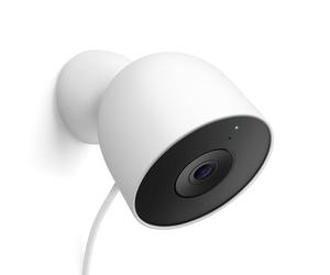 Google Nest Cam Outdoor (con cavo, 2ª gen.) - Videocamera di sicurezza per esterni con Video 2K - Compatibile con Google Home - Bianco ghiaccio