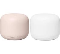 Google Nest WiFi AC2200 (2a generazione) Router e sistema Wi-Fi a rete di punto di accesso aggiunto (confezione da 2, sabbia)