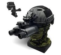 Google per la visione notturna - nero - 1312FT binocoli per la visione notturna infrarossa militari tattici, ricaricabili visori notturni senza mani, 2.7" schermo, 8X Zoom digitale