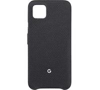 Google Pixel Case per Pixel 4 - Cover protettiva per telefono con tessuto su misura e compatibile con Active Edge - Cover ufficiale Google Pixel - solo nero