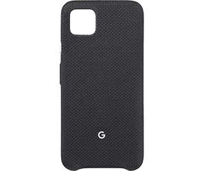 Google Pixel Case per Pixel 4 - Cover protettiva per telefono con tessuto su misura e compatibile con Active Edge - Cover ufficiale Google Pixel - solo nero