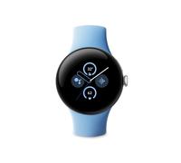 Google Pixel Watch 2 AMOLED 41 mm Digital Touchscreen 4G Silver Wifi GPS (satellite), blu- Ricondizionato - Ottime condizioni
