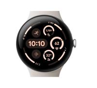 Google Pixel Watch 3 argento lucido 45mm Cinturino Sport grigio creta (Wi-Fi) | nuovo | confezione originale | 30 Mesi di Garanzia | AN689965