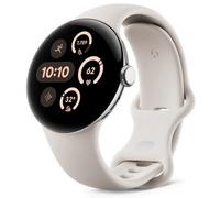 Google Pixel Watch 3 WiFi GPS 41mm AMOLED Argento Correa Porcelain S/L IP68 SpO2 Cardio