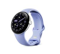 Google Pixel Watch 4 (41 mm) - Smartwatch Android con tracker per fitness e benessere, e assistente virtuale Gemini - Cassa in alluminio argento lucido - Cinturino sportivo viola ametista - Wi-Fi