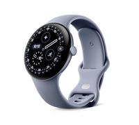 Google Pixel Watch 4 (45 mm) - Smartwatch Android con tracker per fitness e benessere, e assistente virtuale Gemini - Cassa in alluminio grigio argento - Cinturino sportivo grigio argento - Wi-Fi