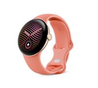 Google Pixel Watch 5 (41mm) Smartwatch Oro/Cinturino Rosa Opaco, Wi-Fi | Con display bombato, tracker per fitness e benessere, e assistente virtuale Gemini