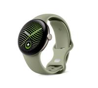 Pixel Watch 5 (Bluetooth) con cassa da 41 mm e cinturino sportivo in gomma color oliva. - Nouvo