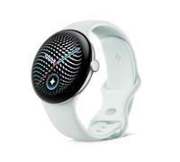 Google Pixel Watch 5 (45mm) Smartwatch Argento/Cinturino Grigio Nebbia, LTE | Con display bombato, tracker per fitness e benessere, e assistente virtuale Gemini