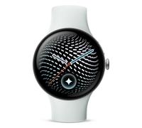 Pixel Watch 5 (Bluetooth) con cassa da 45 mm e cinturino sportivo in gomma color nebbia - Nouvo