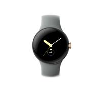 Orologio smartwatch oro Google Pixel Watch 41 mm con cinturino sportivo nocciola