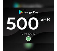 Google Play Gift Card 500 SAR Key - SAUDI ARABIA