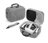 GOOGO Borsa Grande per Meta Quest 3/Quest 3S, custodia di stoccaggio e trasporto compatibile con BOBOVR S3 Pro/Kiwi Design Elite Strap con batteria e altri accessori, per viaggi e conservazione