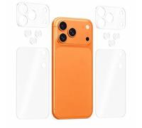 GOOGO Kit di protezione opaca per schermo e obiettivo per iPhone 17 Pro, pellicola opaca AR antiriflesso in PET, vetro temperato antiriflesso e anti-impronte, installazione senza bolle, confezione da