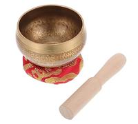 GOOHOCHY 1 set Ciotola da Meditazione Rame con e Guarnizione Perfetta per e Relax per Meditazione Profonda e Rilassamento Corpo Materiali Eleganti e Resilienti Colore Colore Casuale